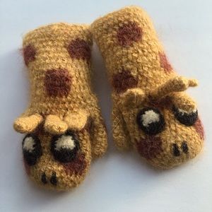Kids Peruvian Trading🦒 Giraffe Mittens🦒🦒3-5 yr old